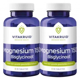 GratisVerzending2xVitakruidMagnesium150Bisglycinaat90tabletten