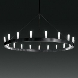 FontanaArteImposantekroonluchterChandelierzwart