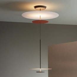 VibiaFlatLEDhanglamp3-lamps90cmterracotta