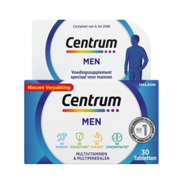 GratisVerzending2xCentrumMenMultivitaminen30tabletten