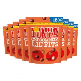 8xTonysChocolonelyLilBitsMelkKaramelZeezoutCookieMix40gr