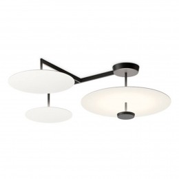 VibiaFlatLEDplafondlamp4-lamps55cmwit