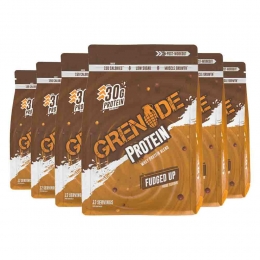6xGrenadeProteinPowderFudgedUp480gr