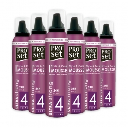 6xProsetHaarmousseUltraSterk250ml