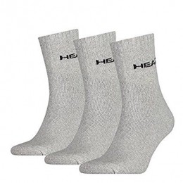 HeadShortCrewSock3-packGrey-35-38
