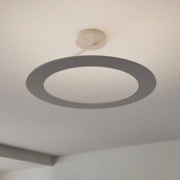 BoppStellaplafondlamp1ring30cmaluminiumwit
