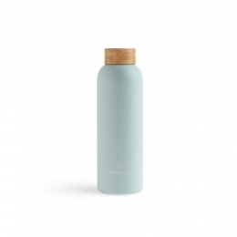 WaterdropSteelBottlePastelTurquoiseMatt600ml