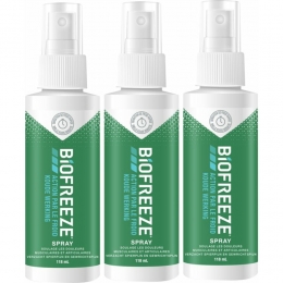 3xBiofreezePijnstillendeSpraySpierenenGewrichten118ml