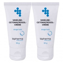 2xBipharmaVaselineCetomacrogolcrme50gr