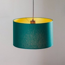 LuminexHanglampSohocilindrisch1-lamp40cmgroengoud