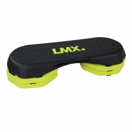 LifemaxxLMXFitnessStep-AerobicStepper-ZwartGeel