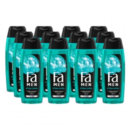 12xFaMenDouchegelenShampooExtremeCool250ml