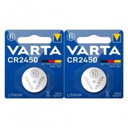 2xVartaLithiumCoinCR2450Blister