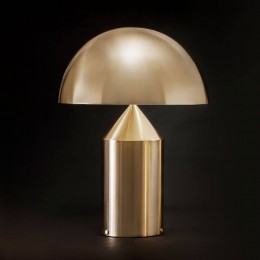 OluceAtollotafellampmetdimmer50cmgoud