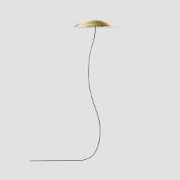 LEDS-C4NowaySingleLEDvloerlampgebogengoud