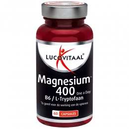 GratisVerzending3xLucovitaalMagnesium400L-Tryptofaan60capsules