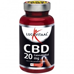 GratisVerzending2xLucovitaalCBDCannabidiol20mg90capsules