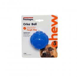 PetstagesDogOrkaBallPetSpecialty7cmBlauw