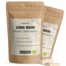 GratisVerzending2xCupplementLionsManeOrganicSupplements60capsules