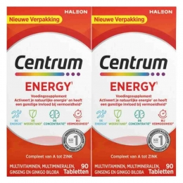 GratisVerzending2xCentrumEnergyMultivitaminen90tabletten