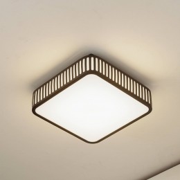LindbyLEDbuitenplafondlampLurinda26cmzwartIP44