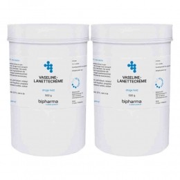 2xBipharmaVaselineLanettecrme500gr