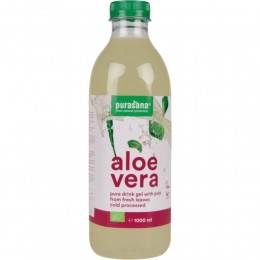 PurasanaAloeVeraDrinkGelMetPulpBio1000ml