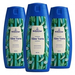 3xMelkmeisjeDouchegelAloeVera300ml