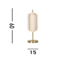 SearchlightCapsuleLEDtafellampmessingkleurigijzeracryl