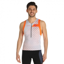 CASTELLITriTopFreezwartvoorherenMaatSTriathlonshirtTriathlon