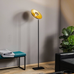 ByRydnsCaptainuplightvloerlampzwart-goud