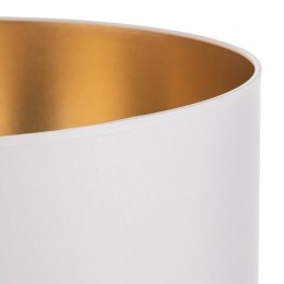 HELAMLampenkapAlba45cmE27witgoud