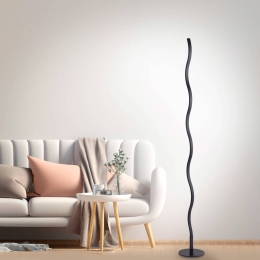 JUSTLIGHTLEDvloerlampWave3000K120cmzwart