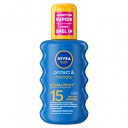 6xNIVEASunProtectHydrateZonnespraySPF15200ml