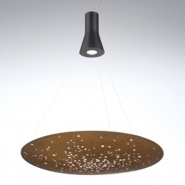 FabbianLensLEDhanglamp90cmroest
