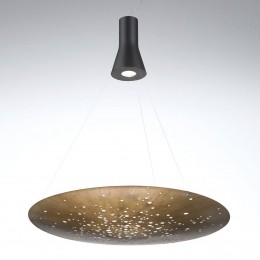 FabbianLensLEDhanglamp90cmbrons