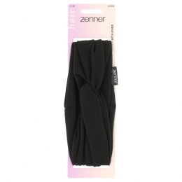 2xZennerTwistedHaarbandZwart