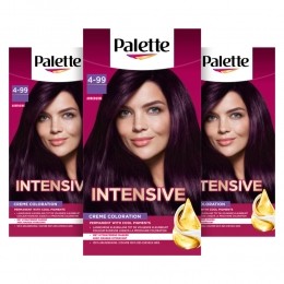 3xPaletteIntensiveCremeHaarkleuring4-99Aubergine