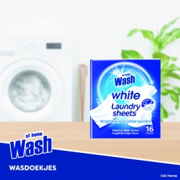 3xAtHomeWasdoekjesWitteWas16stuks