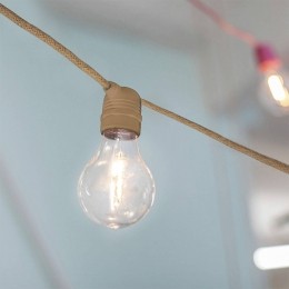 NewgardenAllegraLEDsolarlichtkettingjutekabel