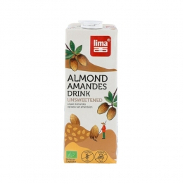 8xLimaAmandeldrinkOngezoet1liter