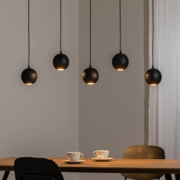 HELAMHanglampMidnightgeheelinzwart5-lamps