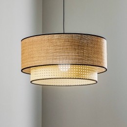 DuollaHanglampBohorotantextielbeigezwart