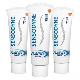 3xSensodyneTandpastaRapidReliefMint75ml