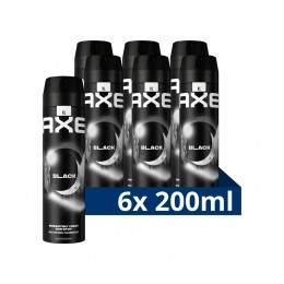 6xAxeDeodorantBodysprayBlack200ml