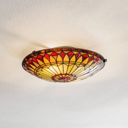 QUOIZELPlafondlampWestEndinTiffany-design