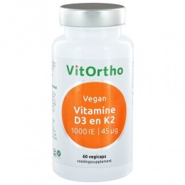 GratisVerzending2xVitorthoVitamineD3enK260vegacapsules