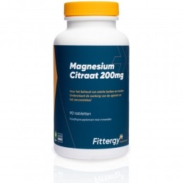 GratisVerzending2xFittergySupplementsMagnesiumcitraat200mg90tabletten