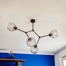 TKLightingPlafondlampFairy1-lampgrijs-helderzwart