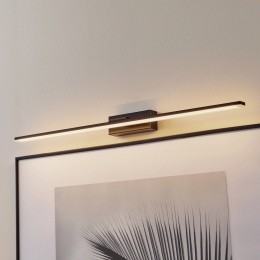 MCJLEDwandlampMiroir80cmzwart3000K